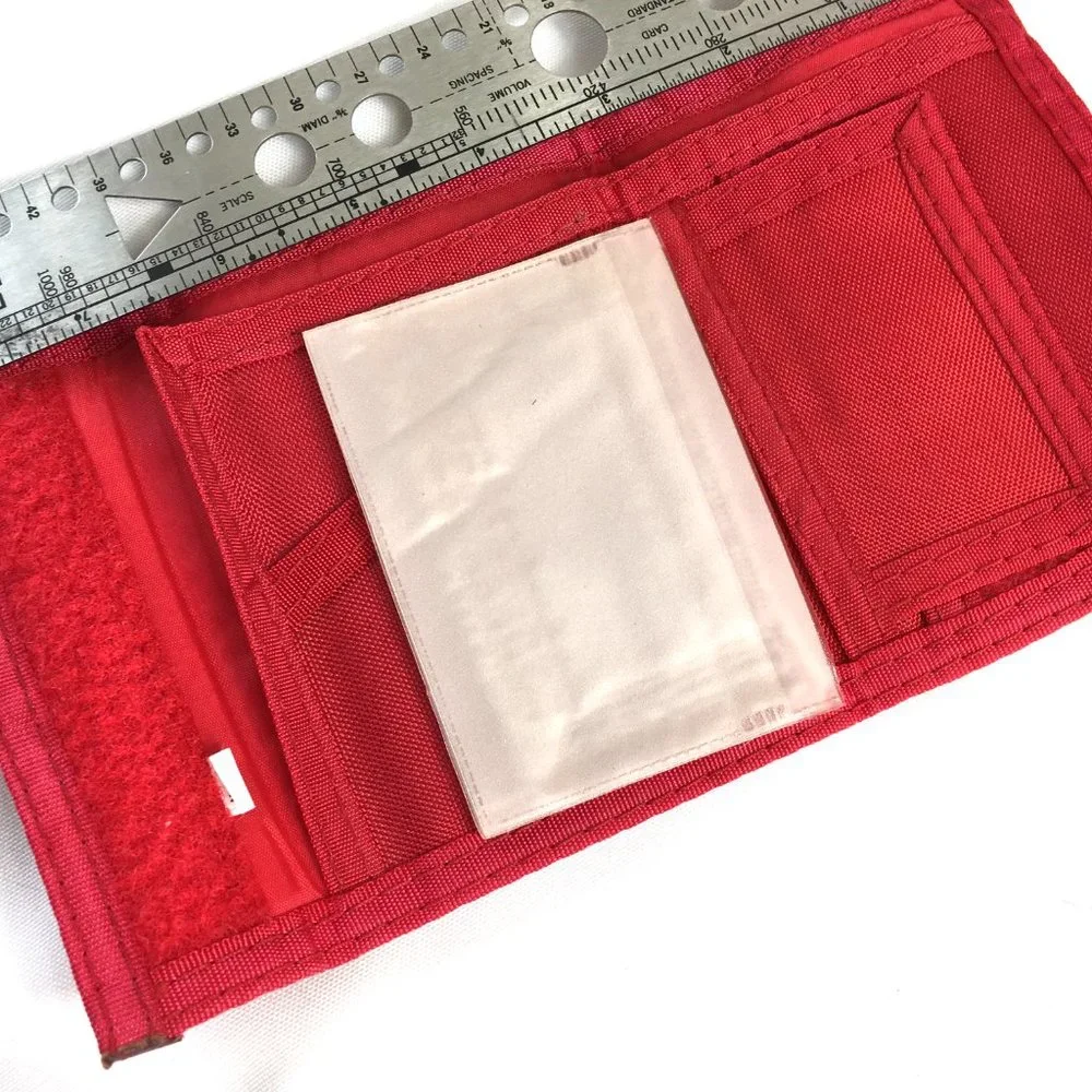 VTG 80'S Journey Nylon Tri Fold Wallet NOS